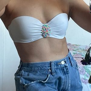 Strapless VS bikini top